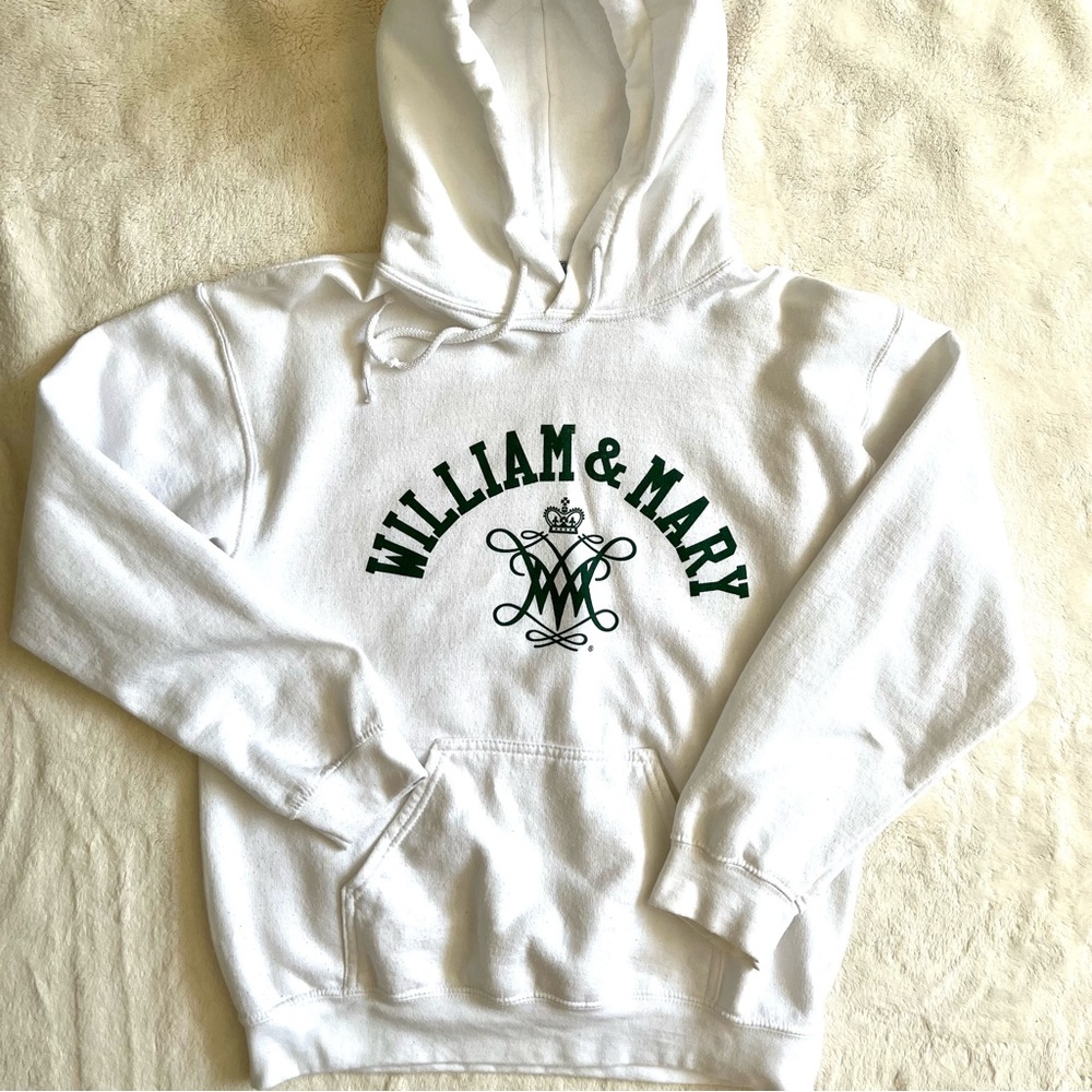 College of William and Mary White Hoodie S